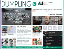 Tablet Screenshot of dumplingmag.com